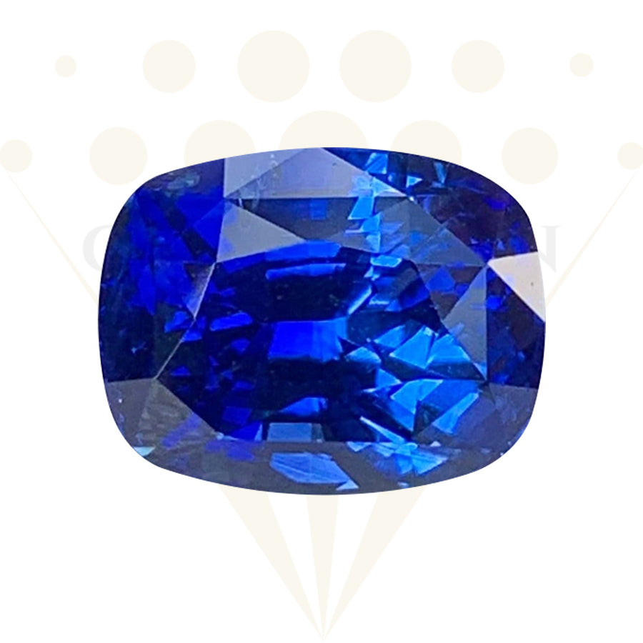 3.99 Cts Natural Royal Blue sapphire - (H) - CeylonFineGemsCo