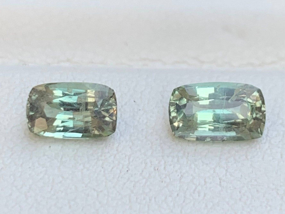 Alexandrite Natural Gemstone 1.75 Cts, Unheated Alexandrite Gemstones, Alex Chrysoberyl Gemstone for Earrings, Green Alexandrite Gems gift - CeylonFineGemsCo